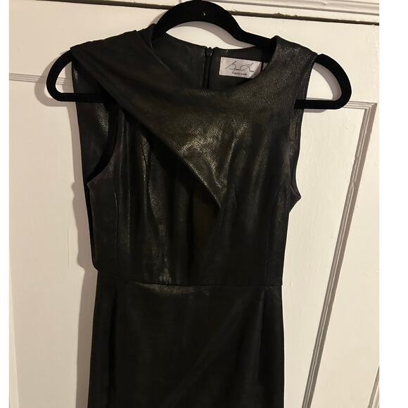 Byron Lars Beauty Mark Faux Leather Dress – Size 2 - Picture 9 of 14